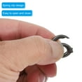 thumbnail image 4 of Uxcell 20mm Spring O Ring Round Snap Clip, Circle Trigger Keyrings Buckle Small Clamp Clasp Gray 12 Pcs, 4 of 6