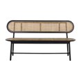 thumbnail image 2 of Brant House 34x63" Modern Wood Rori Living Room Bench in Black, 2 of 7