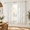 Blue-50"W x 63"L (Pack of 2), variant on Blue 50"W x 63"L (Pack of 2) Sheer Linen Blend Curtains for Living Room