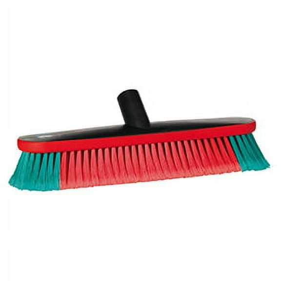 Vikan 15" Waterfed Vehicle Brush- Soft/Split, Transport Line - Black (4 Units)