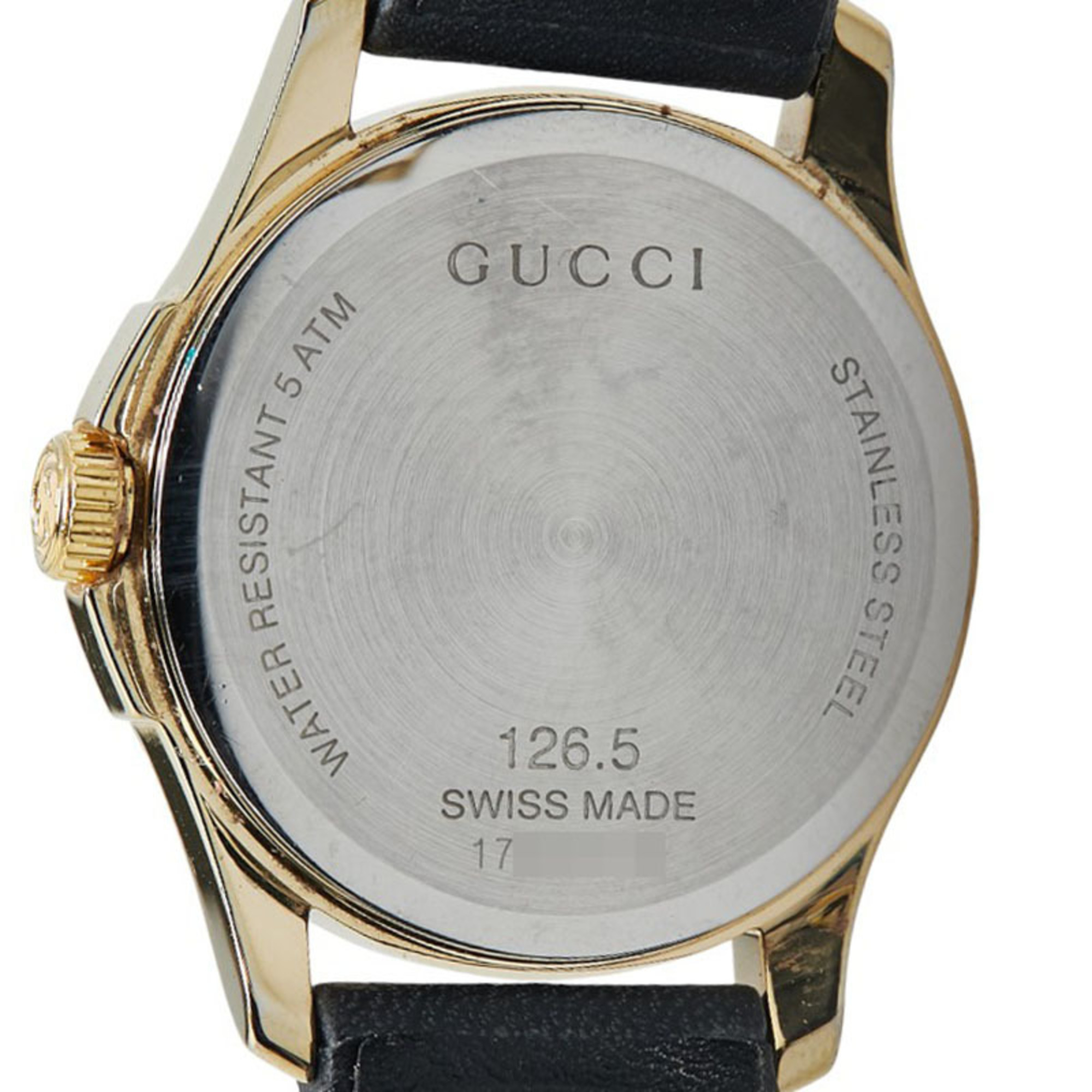Pre-Owned Gucci G Timeless Watch 126.5 Quartz Silver Dial  display picture 2