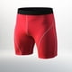 thumbnail image 1 of Pantalones cortos deportivos para hombre - tejido elástico y transpirable, ideal para correr, gimnasio o yoga - talla XL (rojo), 1 of 6