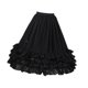 thumbnail image 4 of Enagua para niña, enagua de niña, enagua de crinolina portátil para boda, Negro, 4 of 9