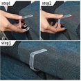 thumbnail image 3 of 12 Piezas Clips de Plástico Transparente Brillar Clip de Mantel Variable Grande para Mesa de Plástico Grueso, 3 of 5