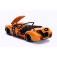 thumbnail image 2 of Jada 30531 1965 Shelby Cobra 427 S-C Orange avec Rayures Noires Bigtime Muscle Modèle Réduit 1-24, 2 of 10