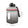 thumbnail image 2 of Botellas de agua con degradado de 2,2 l, hervidor deportivo, tazas de agua para fitness a prueba de fugas (negro), 2 of 8