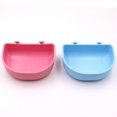 thumbnail image 5 of 3pcs pet plastic hanging bowl pet drinking water feeding hanging bowl - pink, 5 of 5