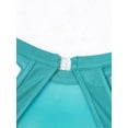 thumbnail image 5 of JanJean Women Sequin Lyrical Dance Dress Halter Backless Leotard Asymmetrical Hem Flowy Mesh Skirt Green L, 5 of 7