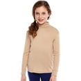 thumbnail image 3 of leveret girls boys & toddler solid turtleneck 100% cotton kids shirt (size 2 toddler, white), 3 of 9