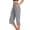 Gray, variant on Luvrsol Capris for Women Wide Leg Soft Breathable Casual Daily Cropped Trousers S-2XL