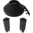 thumbnail image 1 of 2.5" Tall Wall No-Dig Landscape Edging Kit - 100 Foot, Black Gray 40 Foot, 1 of 5