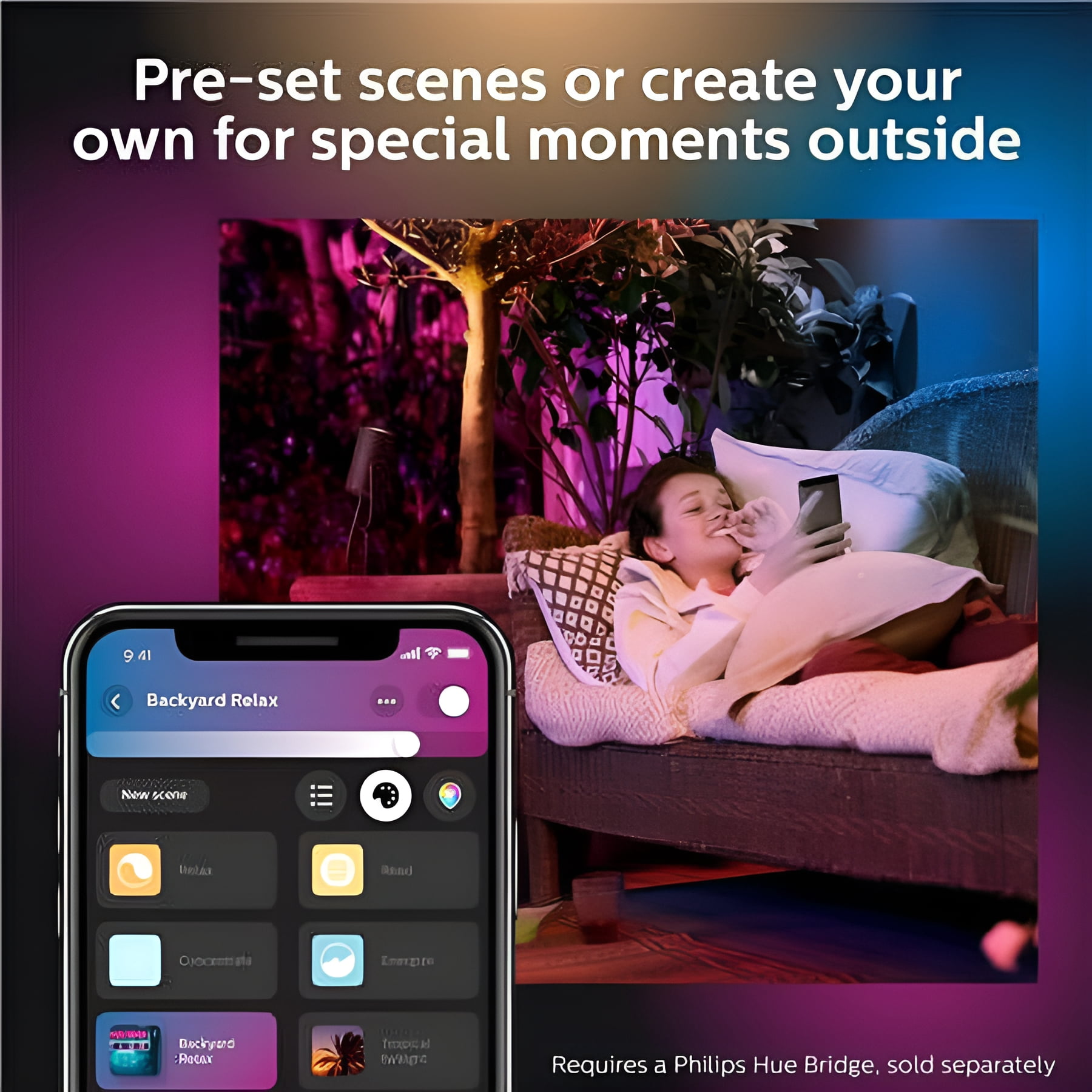 Philips Hue White Ambiance Lily Outdoor Spot Light Extension
