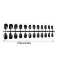 thumbnail image 5 of Uñas postizas Minnieouse 24 piezas de ataúd sólidas acrílicas para amantes de la Juegos de manicura Tipo29, 5 of 5