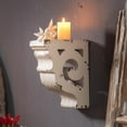 thumbnail image 6 of SOFE Corbels for Shelves Shabby Chic White Wood Corbels, Decorative Shelf Brackets Rustic Shelf Farmhouse Decor Distressed Vintage Small Floating Shelves for Wall, Living Room, Retro Wood Bookend, 6 of 7