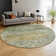 thumbnail image 6 of Addison Rugs Mayfield Premium Machine Washable Transitional Abstract Aloe Round Rug, 8' x 8', 6 of 6