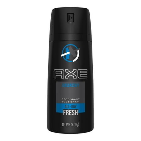 - (2 pack) AXE Anarchy Body Spray for Men, 4 oz