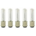 thumbnail image 3 of (5)-Bulbs JD BA15D 130V 100W DC Bayonet T4 Light Bulb, CLEAR, 100 Watts, 3 of 3