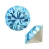 Swarovski Crystal, #1088 Xirius Round Stone Chatons ss24, 12 Pieces, Aqua