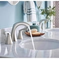 thumbnail image 2 of Moen Lindor Brushed Nickel Widespread Bathroom Sink Faucet 8 - 16 in., 2 of 6