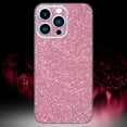 thumbnail image 2 of Compatible with iPhone 14 Pro Max Bling Glitter Sticker Skin Wraps Shiny Sparkle Cute for Women Girls Girly Luxury Sticker 2 Pack Rose, 2 of 8