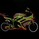 thumbnail image 4 of Bicicleta Calcomanía reflectante impermeable para MTB Ndcxsfigh  fluorescente de 800 cm (verde), 4 of 7