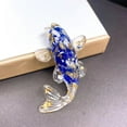 thumbnail image 1 of Creative Artificial Koi Fish Ornament Pretty Natural Crystal Desk Car Home Decor, 1 of 9