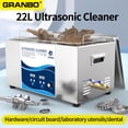 thumbnail image 2 of Baño limpiador ultrasónico de 22 l y 40 KHz, potencia de 0 a 900 W, desgasificador digital ajustable, máquina de lavado sónico, piezas de laboratorio para automóviles, hardware de PCB, 2 of 5