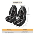 thumbnail image 2 of FOR U DESIGNS Pug Dog Print 2 Pcs Car Seat Cover Scratch-Resistant Seat Protectors Lightweight Car Accessories Auto Front Seats Protector Fit Vehicle Sedan Truck SUV, 2 of 7