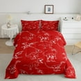 thumbnail image 2 of jejeloiu Jungle Dinosaur Dino Full Size Comforter Sets,Cartoon Animal Bedding Comforter Set,Red White Bedding Sets For Boys,Ultra Soft Home Decor Reversible,3-Piece, 2 of 8