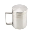 thumbnail image 1 of Taza de acero inoxidable con tapa, taza para beber, taza térmica de doble capa, para leche y jugo. 250ml, 1 of 9
