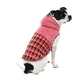 thumbnail image 2 of Vibrant Life Vl Pink Fleece Plaid Hoodie Medium, 2 of 9