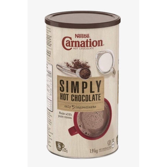 Nestle Carnation - Hot Chocolate Simply 5 Ingredients Powder Mix (~76 Servings, 1.9KG)