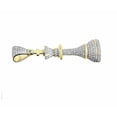 thumbnail image 4 of 2 Ct Round Lab Created Diamond King Chess Piece Men's Pendant 14k Yellow Gold Plated Silver, 4 of 4