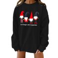 thumbnail image 1 of Fesfesfes Ugly Xmas Sweater Women Casual O-neck Christmas Printing Long-sleeved Sweatshirt Sale on Clearance, 1 of 4