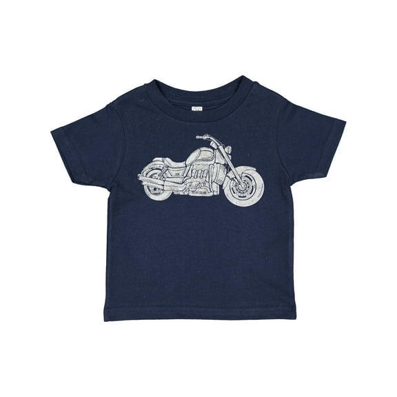 Inktastic Distressed Motorcycle Boys or Girls Toddler T-Shirt