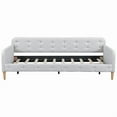 thumbnail image 6 of Twin Size Upholstered Daybed with 4 Support Legs, Beige, 6 of 9