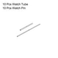 thumbnail image 3 of Uxcell 10Pack Watch Strap Tubes Pins, 1.1mm Tube Dia, 24mm Pin Length Stainless Steel, 3 of 5