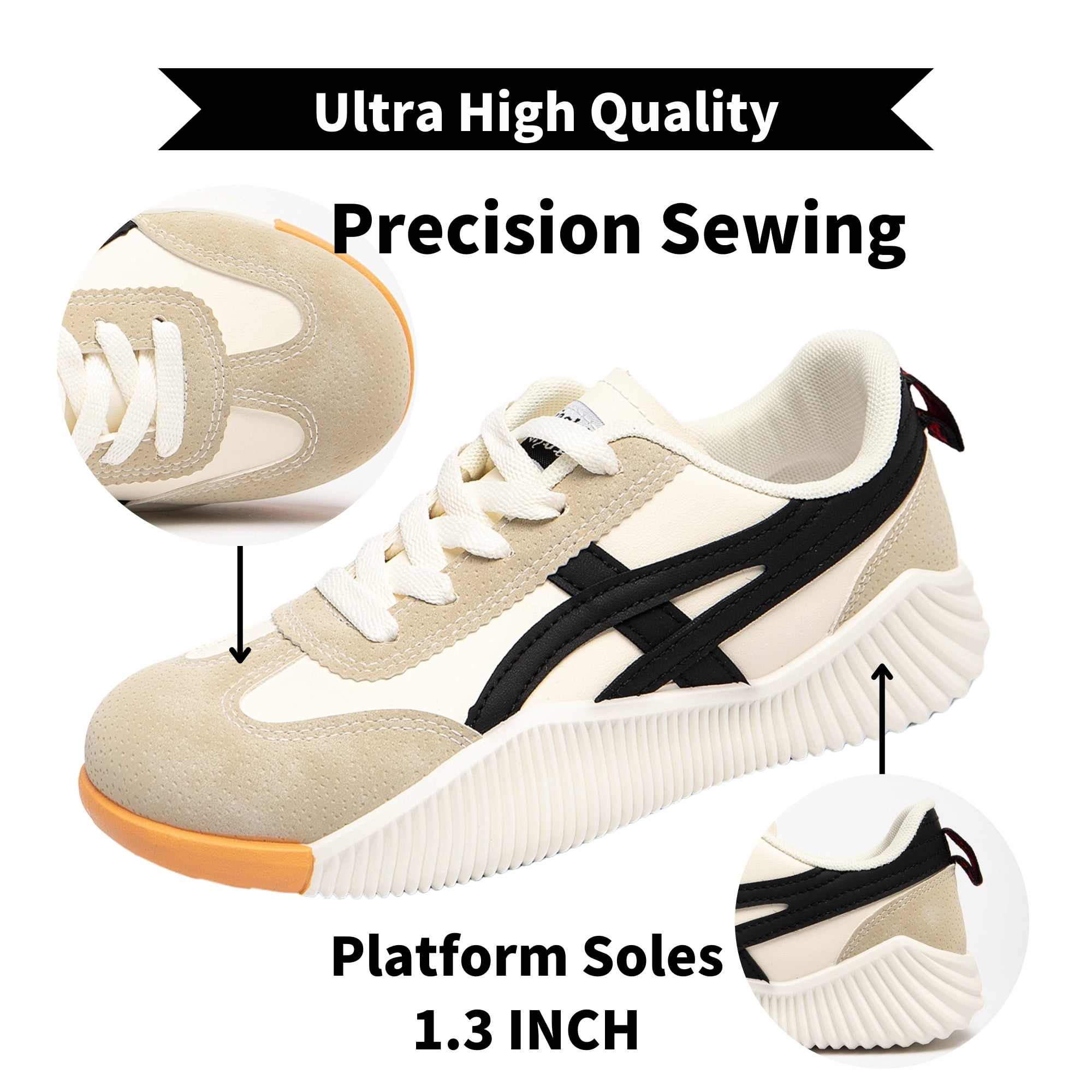 Women's Tennis Sneakers Walking Flat Low-Top Casual Lace-Up Orthopedic Sneakers For Women Comfort Vintage Sneakers with Walking Sports Work Traval