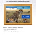 thumbnail image 2 of ArtToFrames 15.4x10.7 Inch - 39x27 CM Gold Puzzle Frame for 300 piece Puzzles.1.50 Inch Custom Wood Puzzle Frames, Gold - Comes with Regular Glass, 2 of 6