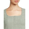 thumbnail image 4 of Self Esteem Juniors Square Neck Henley Top, 4 of 5