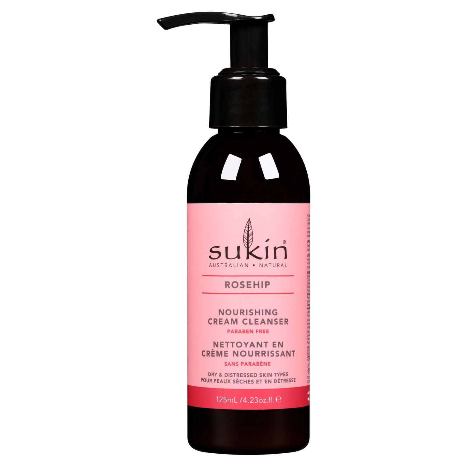 Sukin Rosehip Nettoyant En Crème Nourrissant 125 ml