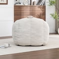 thumbnail image 6 of CQSXDA Giant Bean Bag Chair Sofa in Corduroy for Adults and Teens with Built-In Armrests for Any Living Space, Beige, 6 of 12