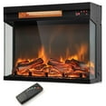 thumbnail image 1 of Giantex 23 inch 3-Sided Electric Fireplace Insert w/remote Control, 1500W Fireplace Heater w/Thermostat, Adjustable Brightness, 8H Timer, Overheat Protection, 1 of 9