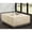Beige, variant on Dazzling White Marble Coffee Table With Walnut Finish Alluring Adorned Touch
