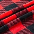 thumbnail image 6 of Flannel Blanket for Couch, Red & Black Plaid Fleece Throw Blanket, Soft & Warm Buffalo Plaid Decor Gift Blanket for Women, Men, 50"x60", 6 of 7