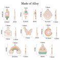 thumbnail image 3 of U8MO 40x Pink Windmill Lollipop Envelope Rainbow Charms Pendants for Jewelry Making, 3 of 6
