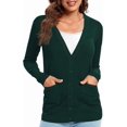 thumbnail image 4 of Urban CoCo Women's Button Down Lightweight Knit Cardigan Sweater with Pockets, 4 of 7
