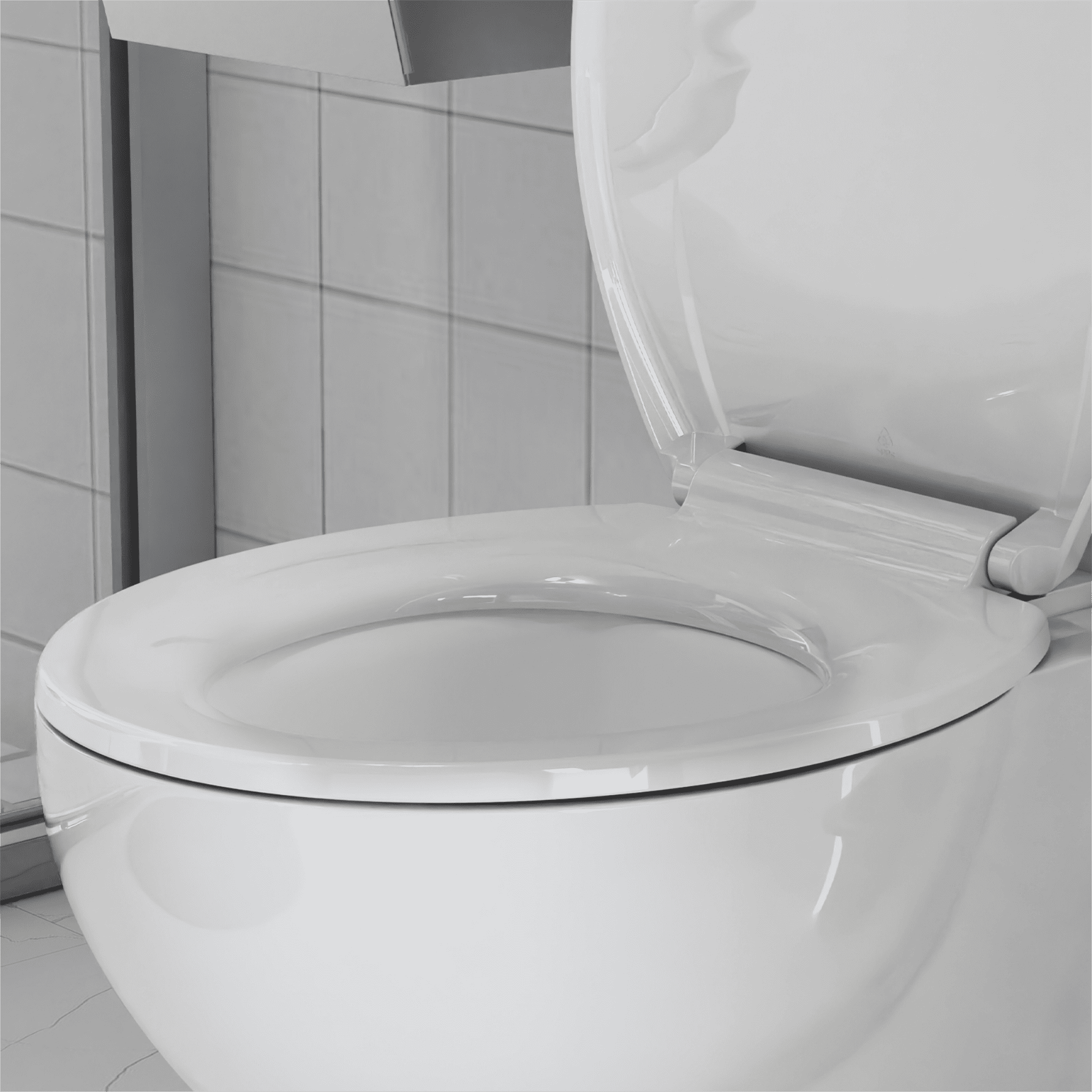 Heavy Duty Elongated Toilet Seat, Soft Close White Toilet Lid with Quick Release for Easy Cleaning, No-Slip & No-Wiggle, 660 LBS Capacity, Universal Fit