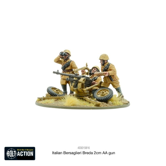 Warlord Games Bolt Action Italian Bersalieri Breda 2cm AA Gun WLG 403015816