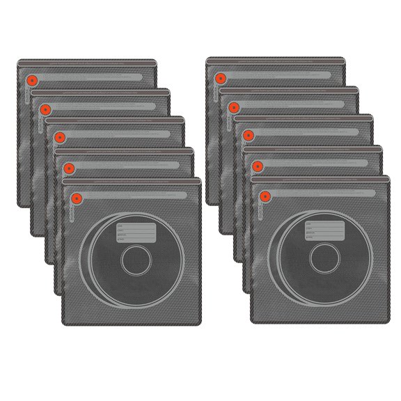 Jubilant  3d Printer Filament Organizer 10pcs 3d Filament Storage Bags Vacuum Sealed Light-proof Zipper Closure Wear-resistant Scratch-resistant for 1.75mm